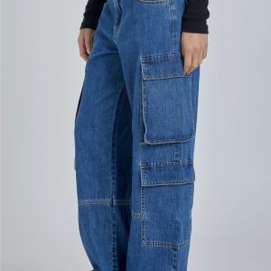 Vintage Low Jean with Cargo Pockets