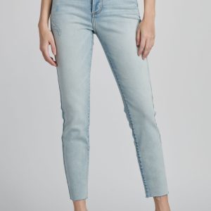 Skinny hielo Jean Tiro Alto